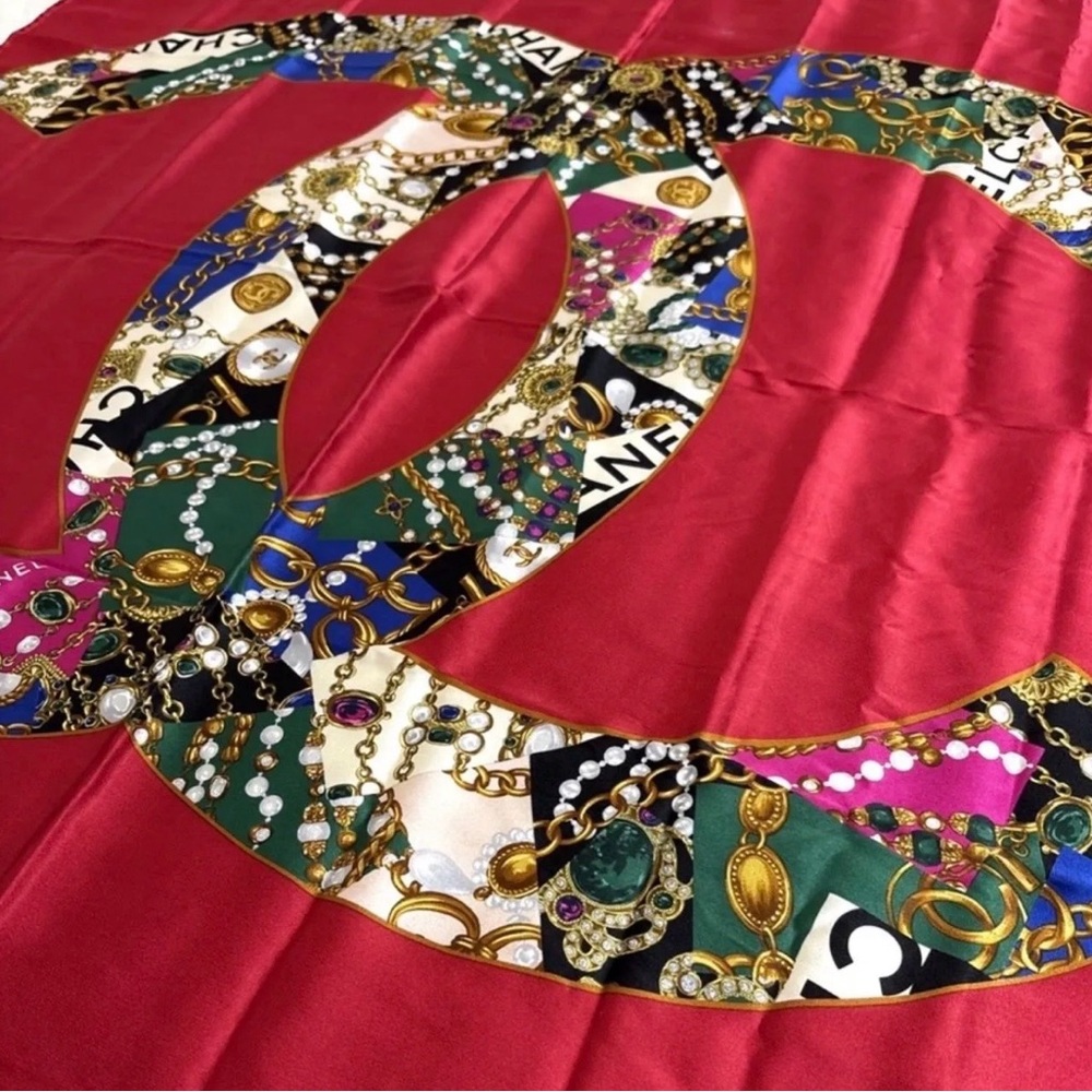 CHANEL Silk Scarf 🧣